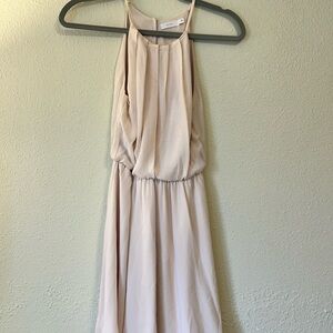 Lush Blush Halter Midi Dress